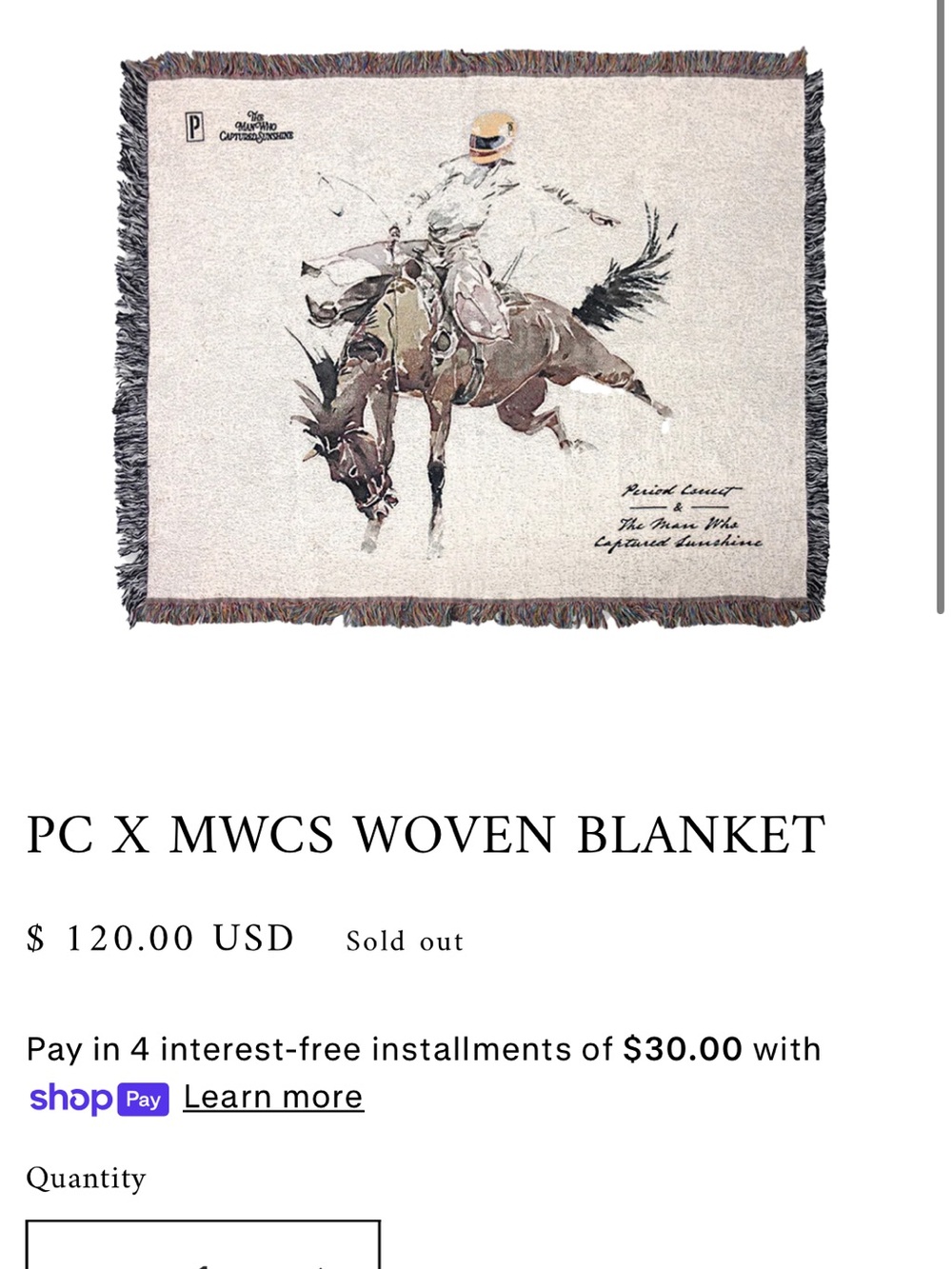 100% cotton woven blanket